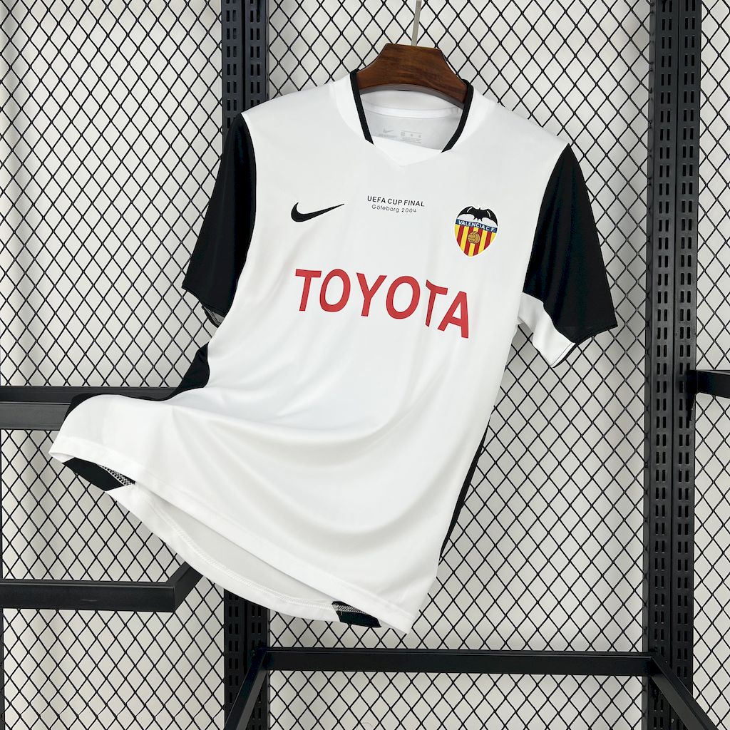 Camisola Retro Principal Valencia CF 2003/04 UEFA Cup Final