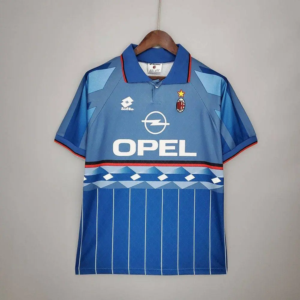 Camisola Retro Quarto Equipamento AC Milan 1995/96