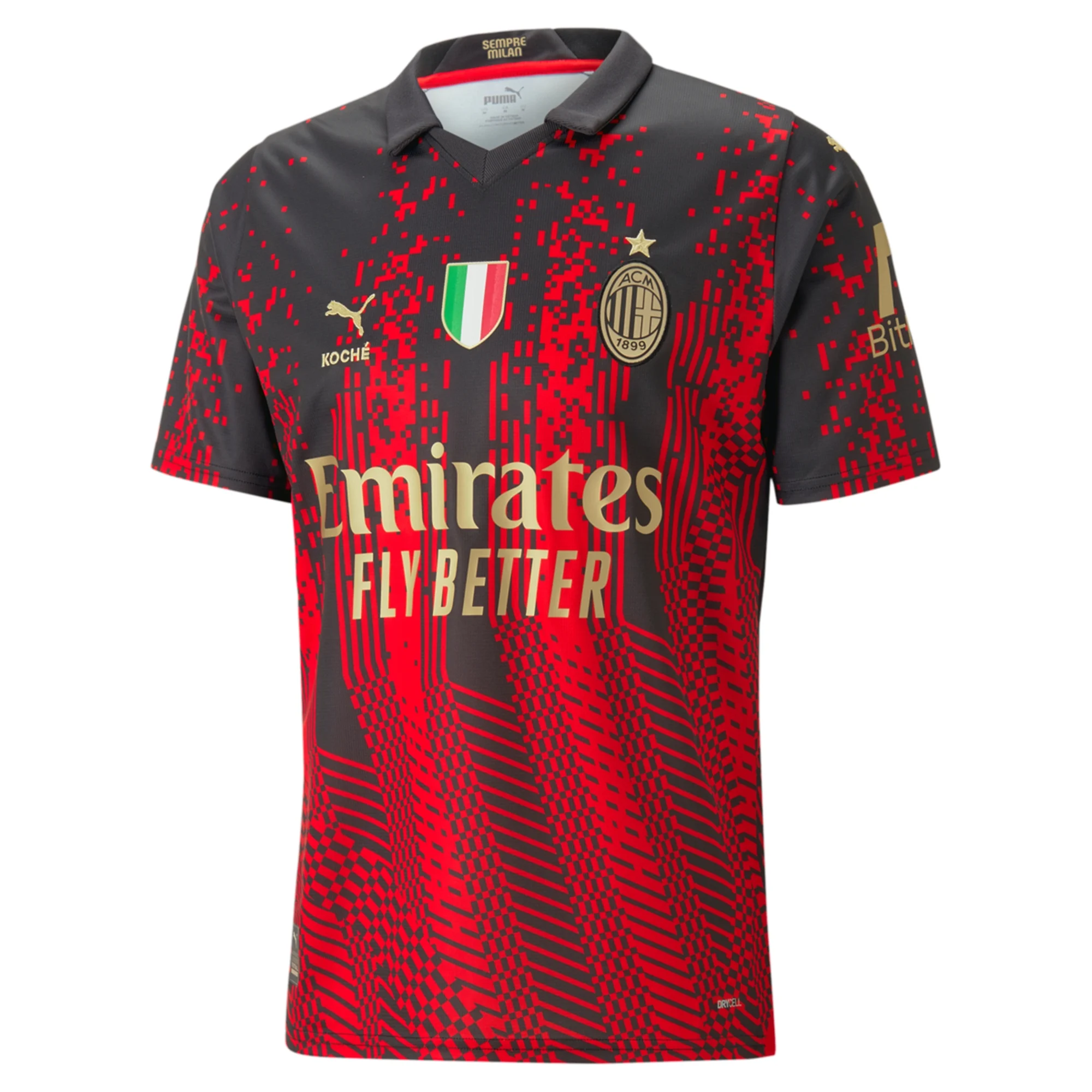 Camisola Quarto Equipamento AC Milan 2022/23