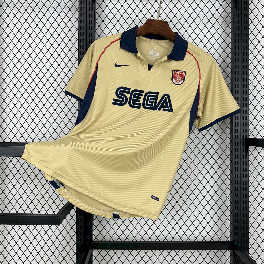 Camisola Retro Alternativa Arsenal 2001/02