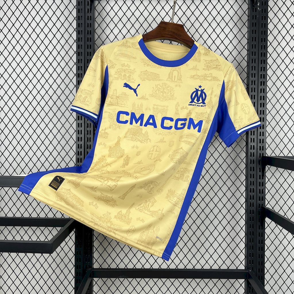 Camisola Quarto Equipamento Olympique de Marseille 2025/26