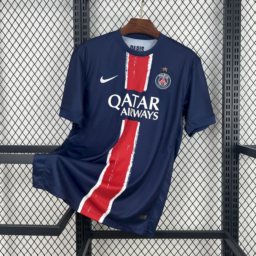 Camisola Principal Paris Saint-Germain (PSG) 2024/25 com estrela