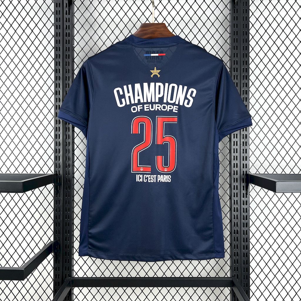 Camisola Edição Especial Paris Saint-Germain (PSG) 2024/25 UCL Campeões