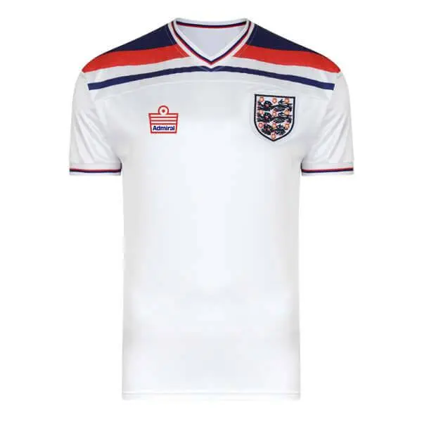 Camisola Retro Principal Inglaterra 1980