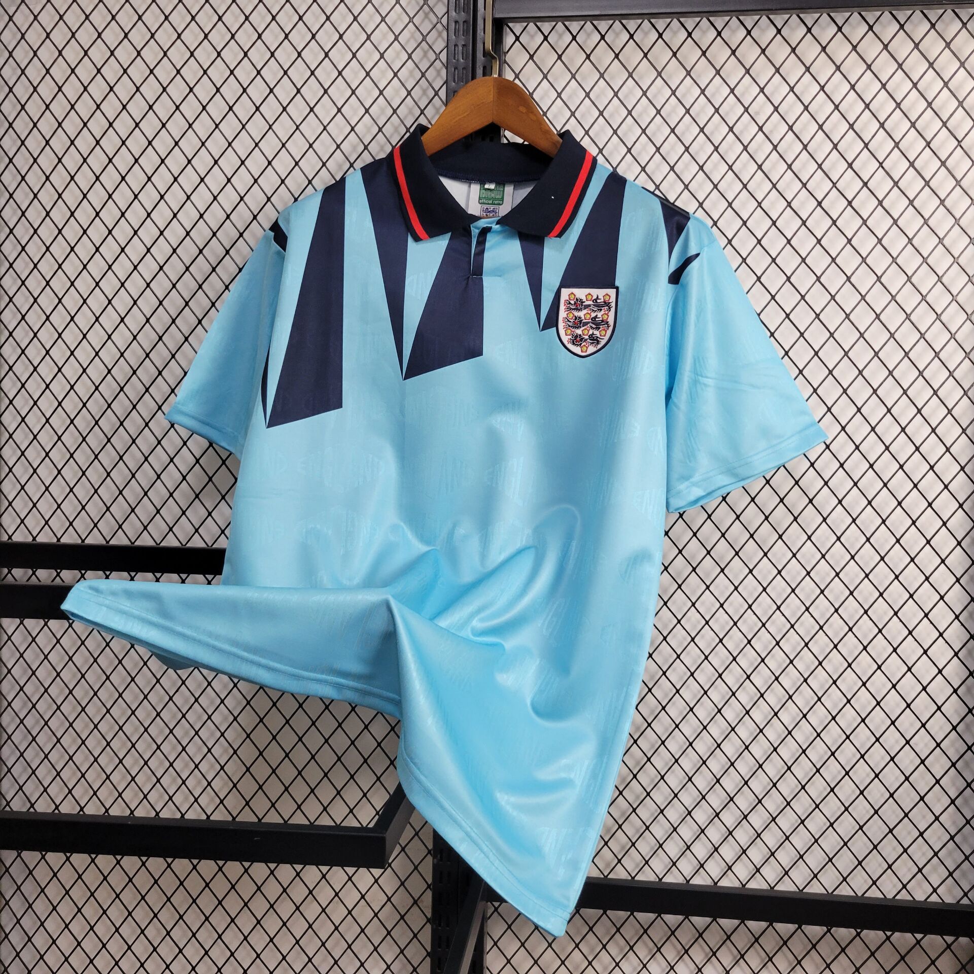 Camisola Retro Terceiro Equipamento Inglaterra 1992