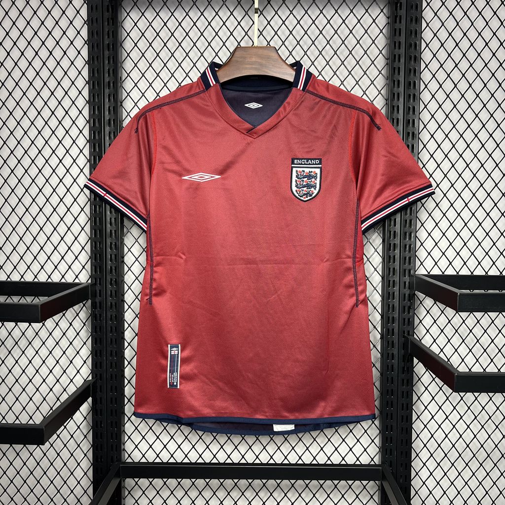 Camisola Retro Alternativa Inglaterra 2002