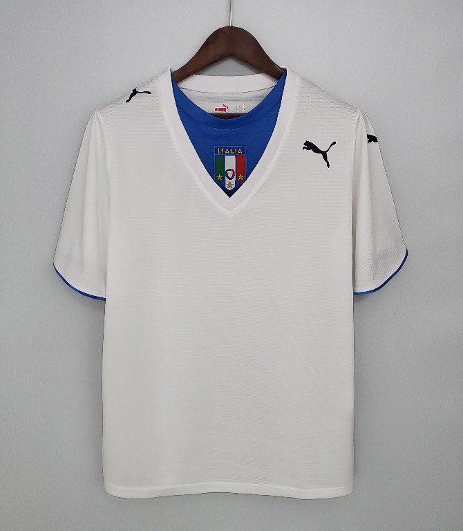 Camisola Retro Alternativa Itália 2006