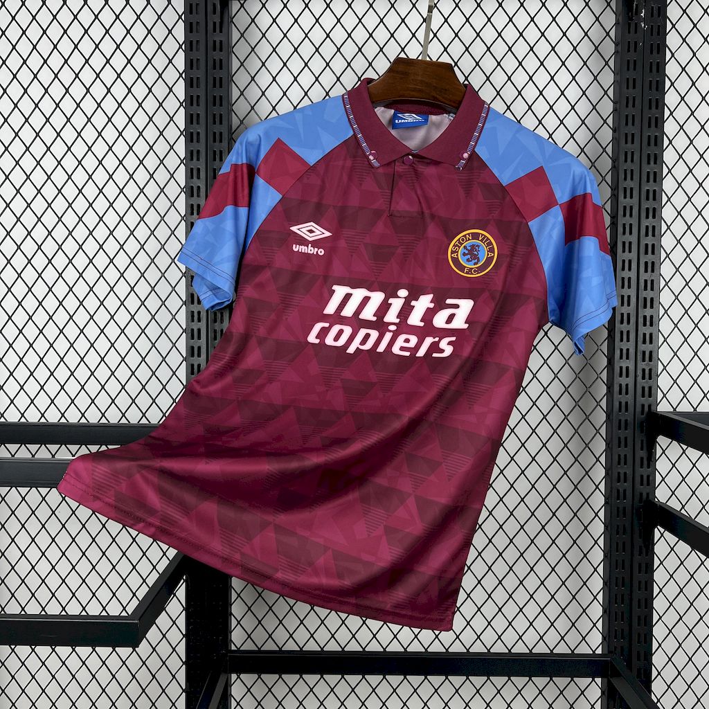 Camisola Retro Principal Aston Villa 1990/92