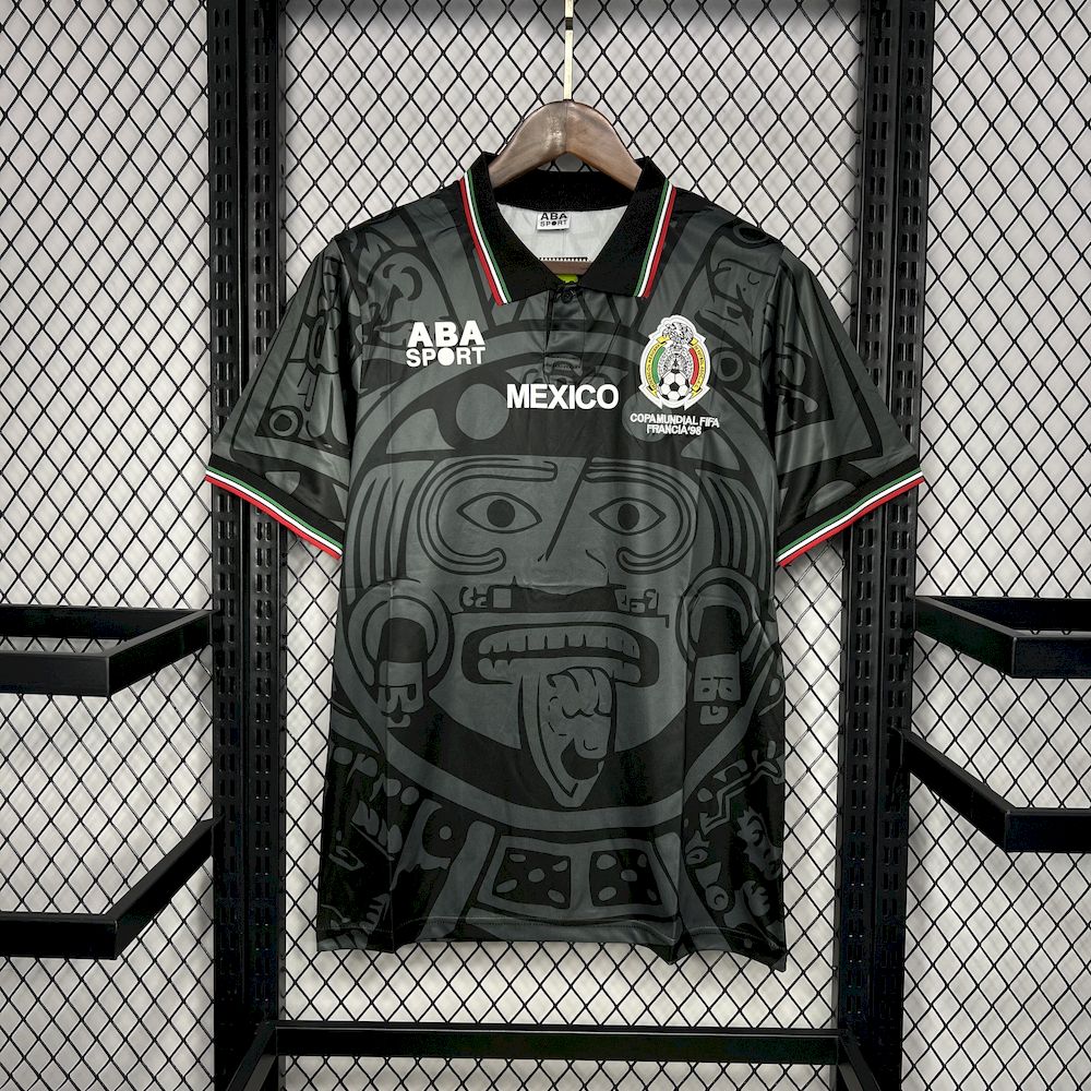 Camisola Retro Quarto Equipamento México 1998