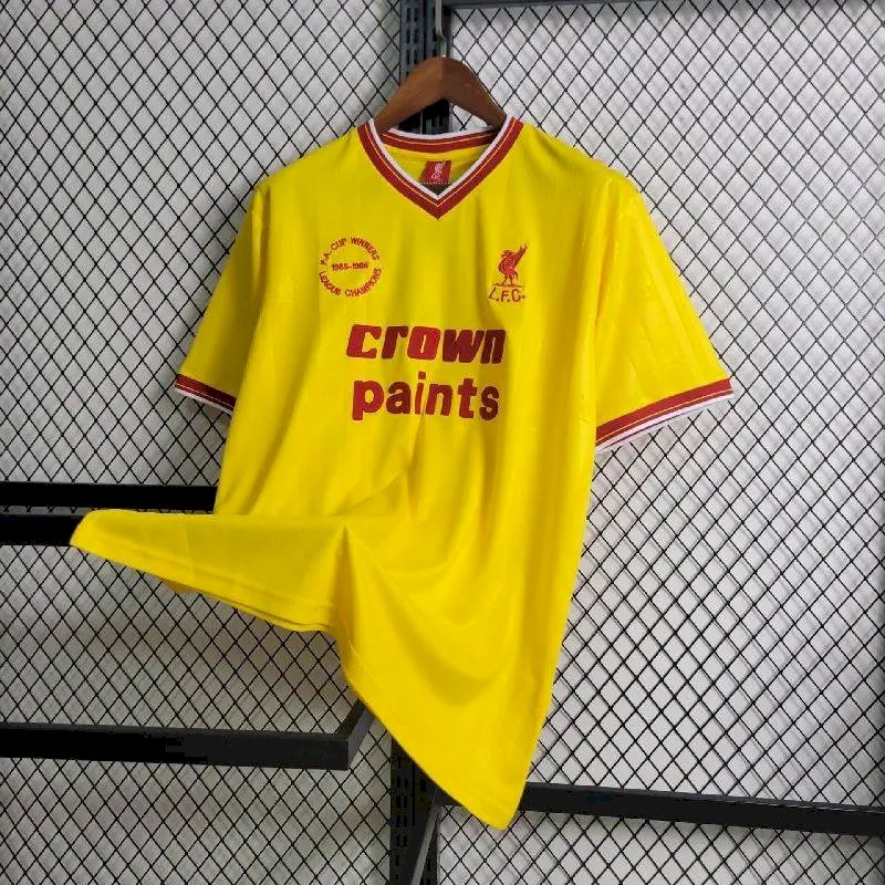 Camisola Retro Terceiro Equipamento Liverpool 1985/86
