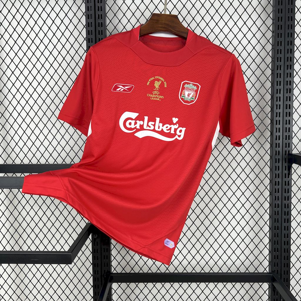 Camisola Retro Principal Liverpool 2005