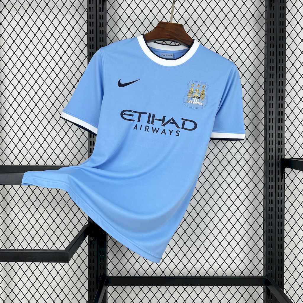 Camisola Retro Principal Manchester City 2013/14