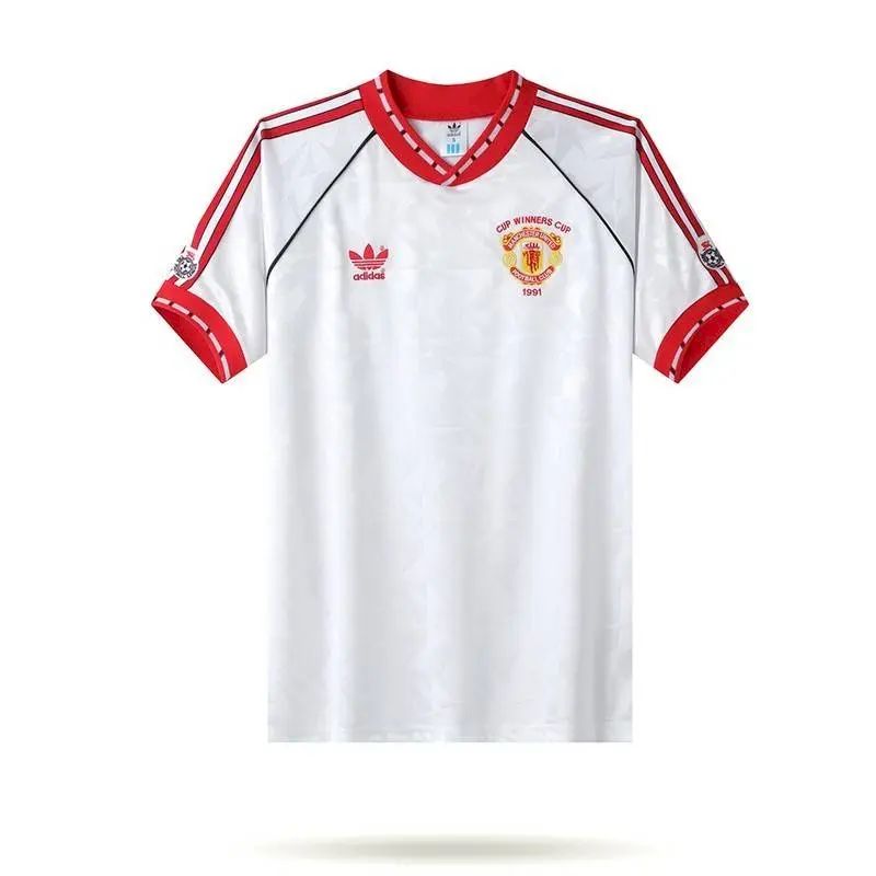 Camisola Retro Alternativa Manchester United 1991 Vencedores Final
