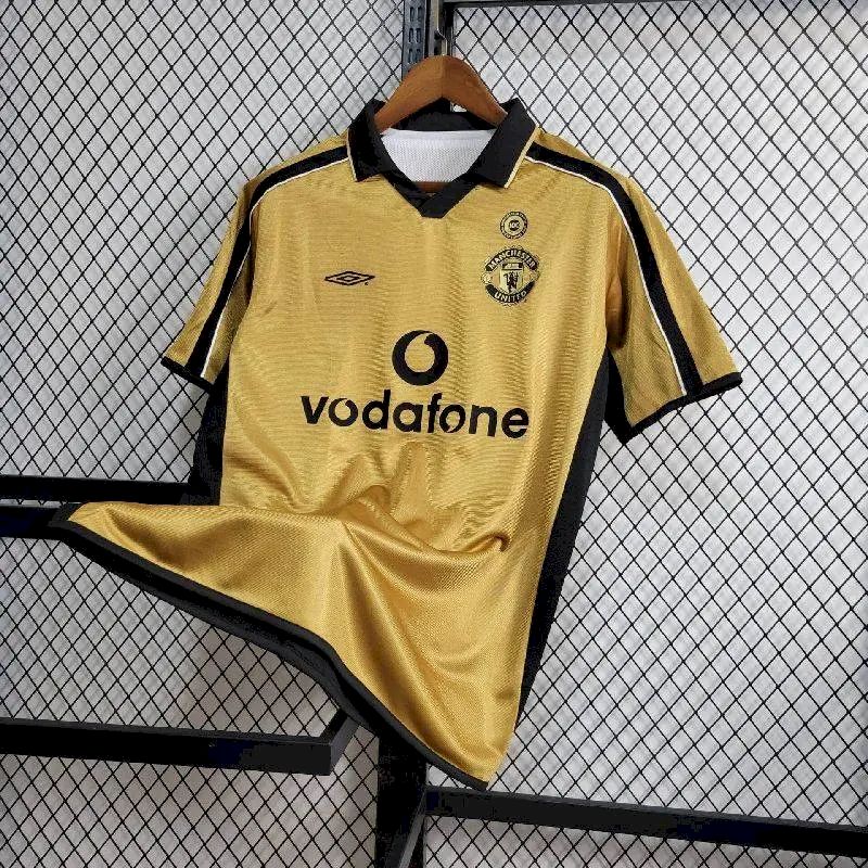 Camisola Retro Terceiro Equipamento Manchester United 2001/02