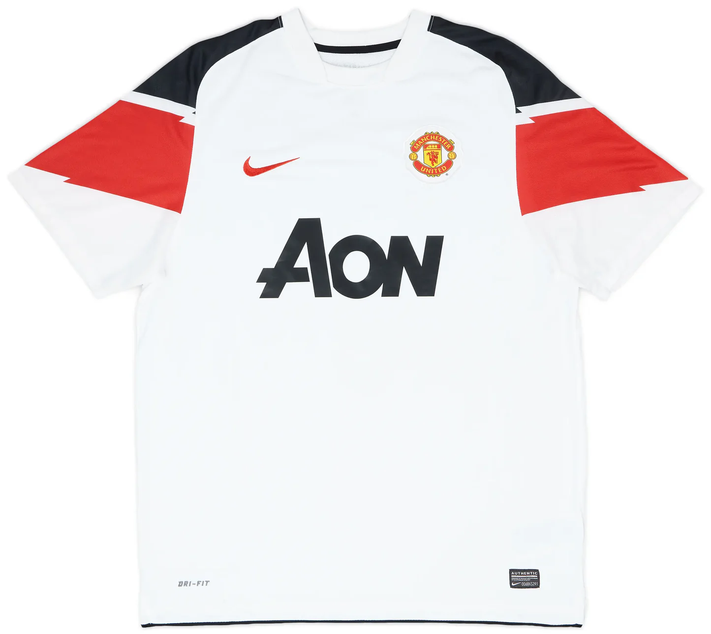 Camisola Alternativa Manchester United 2010/11