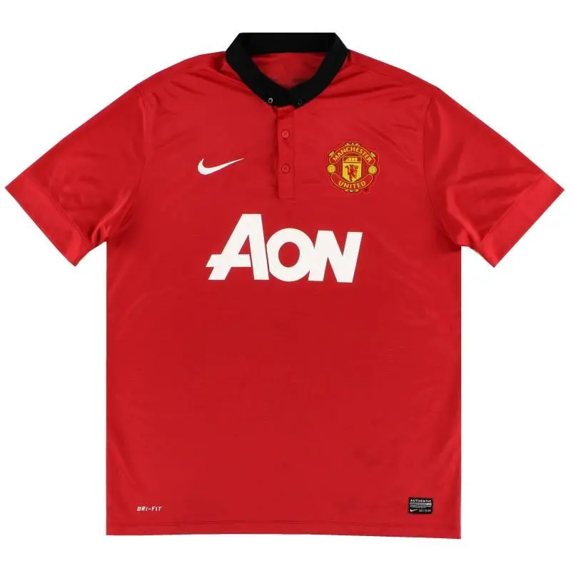 Camisola Principal Manchester United 2013/14