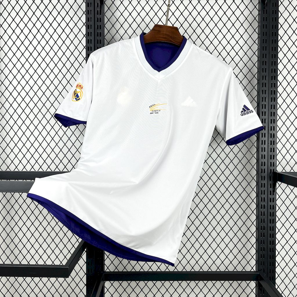 Camisola Retro Terceiro Equipamento Real Madrid 2002/03 Dois Lados