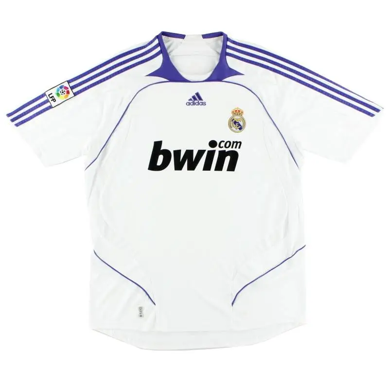 Camisola Retro Principal Real Madrid 2007/08