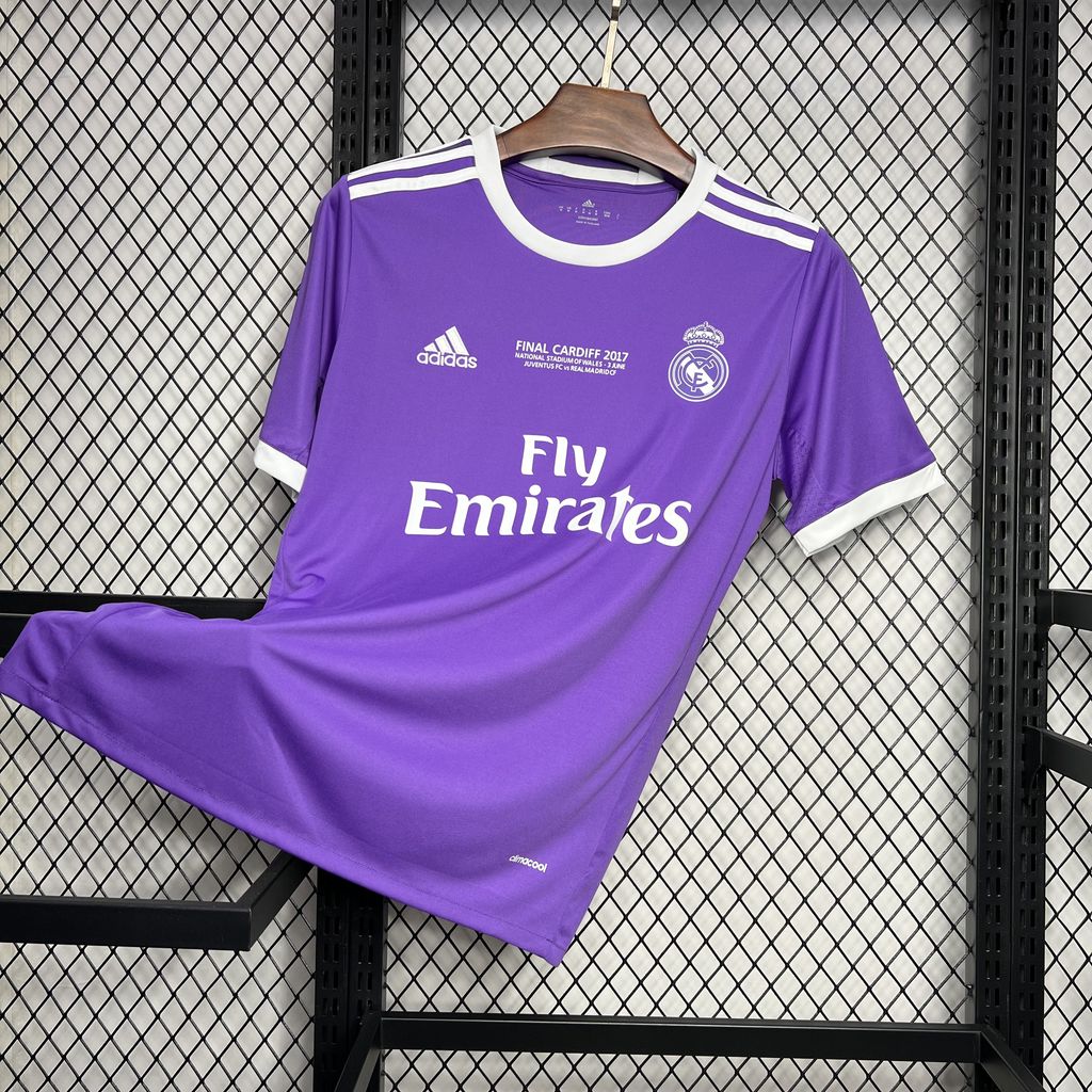 Camisola Retro Alternativa Real Madrid 2016/17 UCL