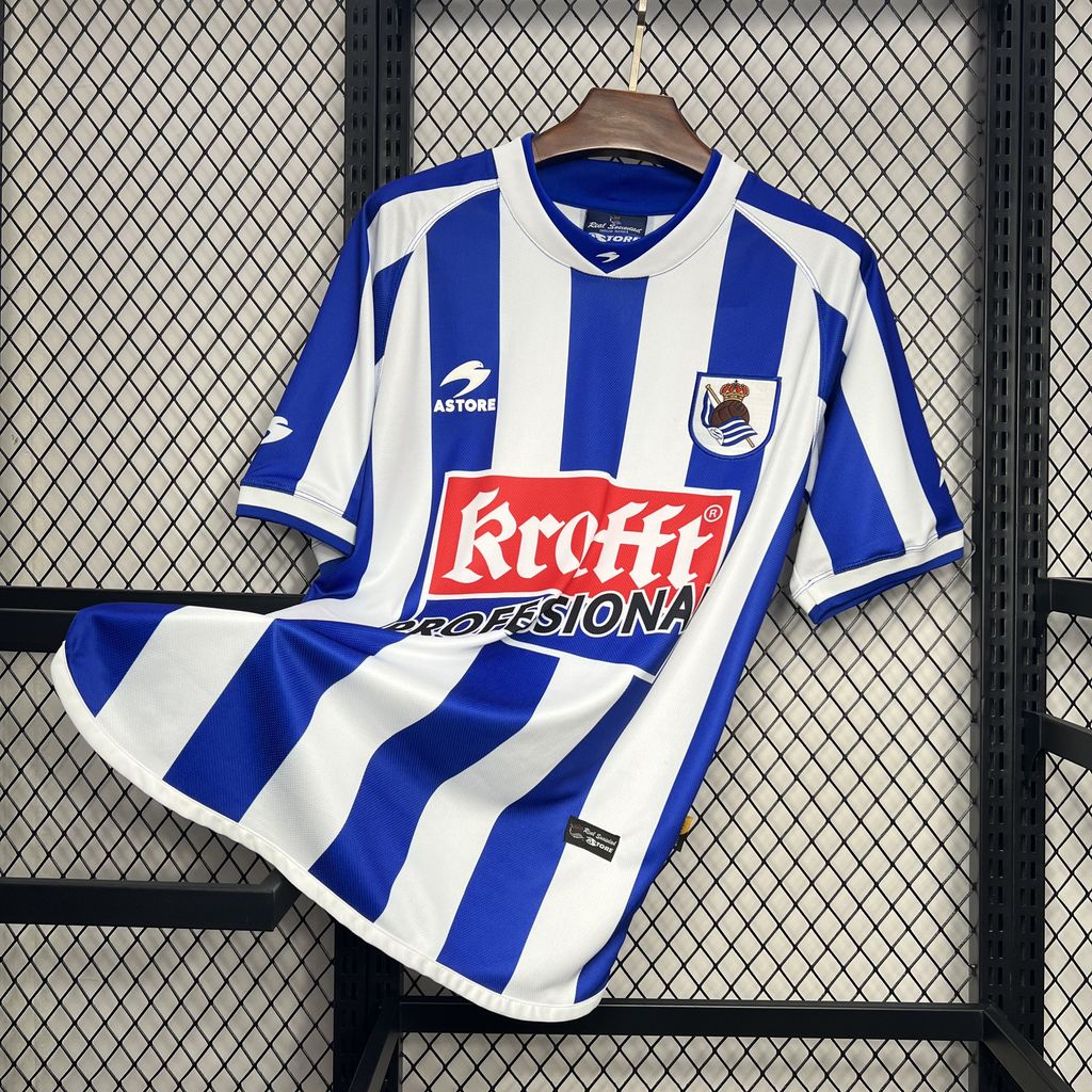 Camisola Retro Principal Real Sociedad 2002/03